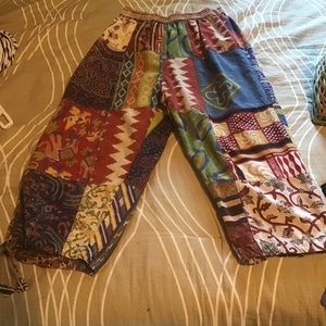 Sacred Threads True Patchwork Pants Large